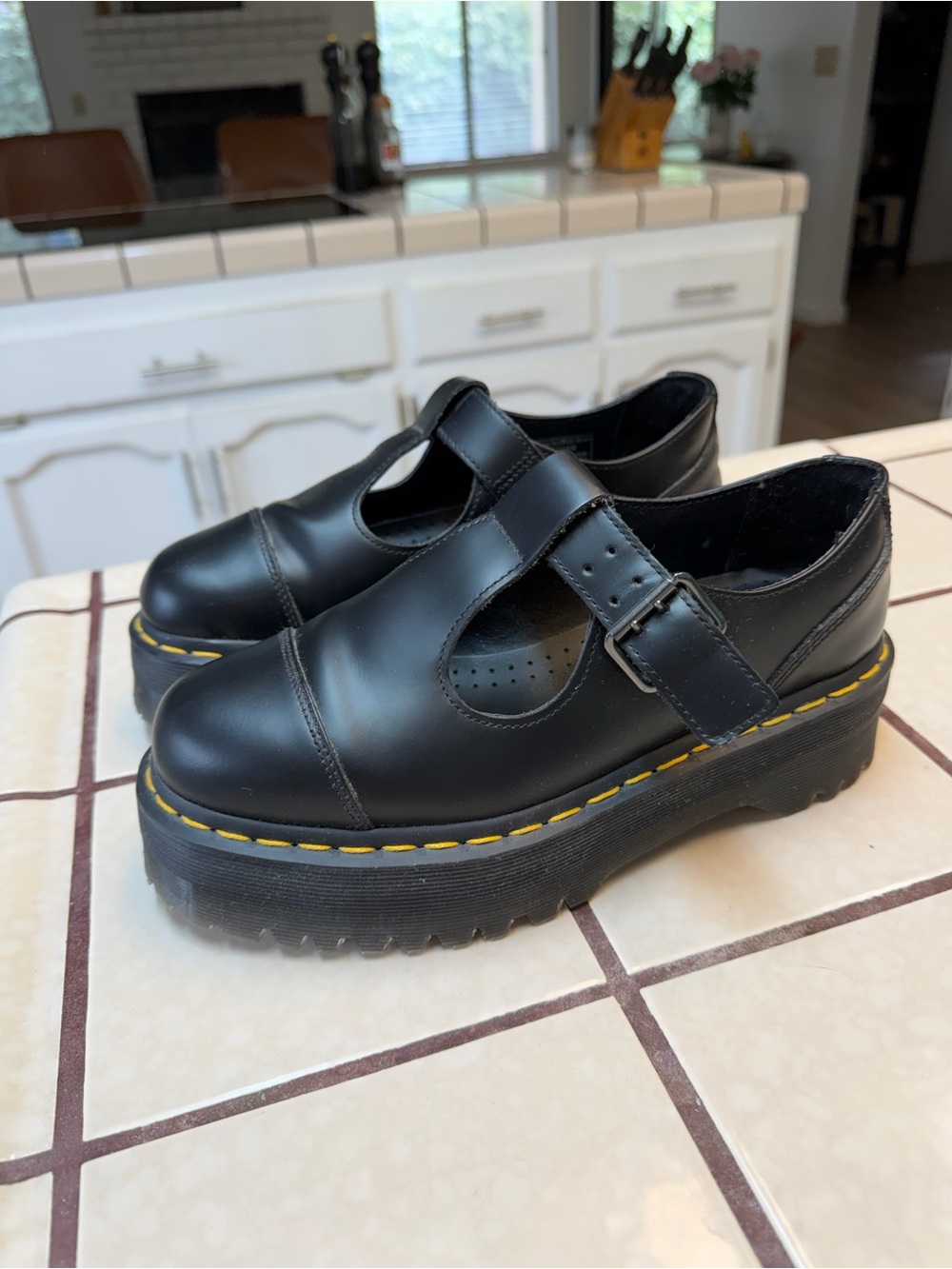 Dr. Martens Platform Mary Janes